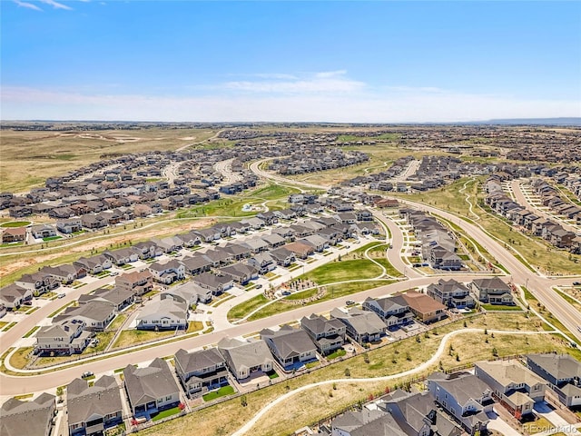 birds eye view of property featuring a residential view