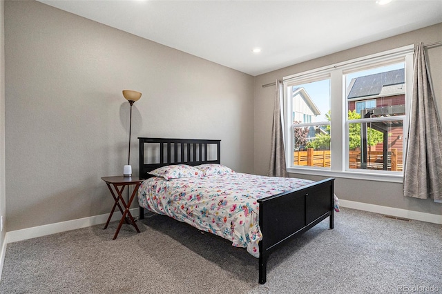 10179 E 59th N Pl, Denver, CO 80238 - bedroom with baseboards, carpet floors, and recessed lighting
