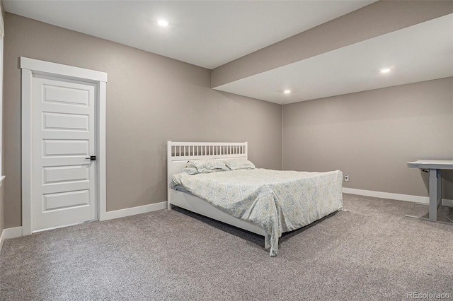 10179 E 59th N Pl, Denver, CO 80238 - carpeted bedroom with recessed lighting and baseboards