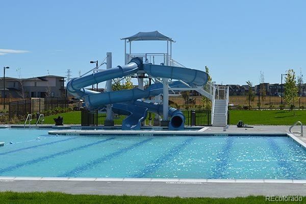 10179 E 59th N Pl, Denver, CO 80238 - community pool featuring a water slide