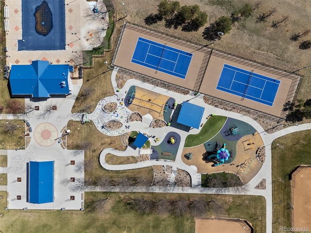 bird's eye view