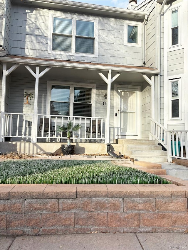 view of rear view of property