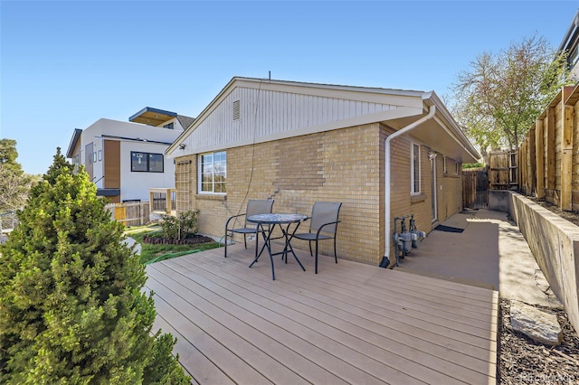 951 Tennyson St, Denver, CO 80204 - wooden deck with a fenced backyard