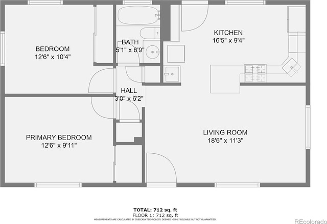 951 Tennyson St, Denver, CO 80204 - view of layout