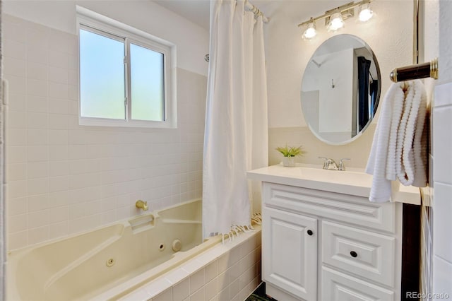 11358 W 85th Pl Unit E, Arvada, CO 80005 - full bath with a combined bath / shower with jetted tub and vanity