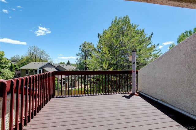 11358 W 85th Pl Unit E, Arvada, CO 80005 - view of wooden deck
