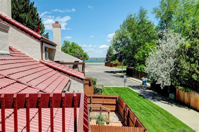 11358 W 85th Pl Unit E, Arvada, CO 80005 - deck featuring a water view