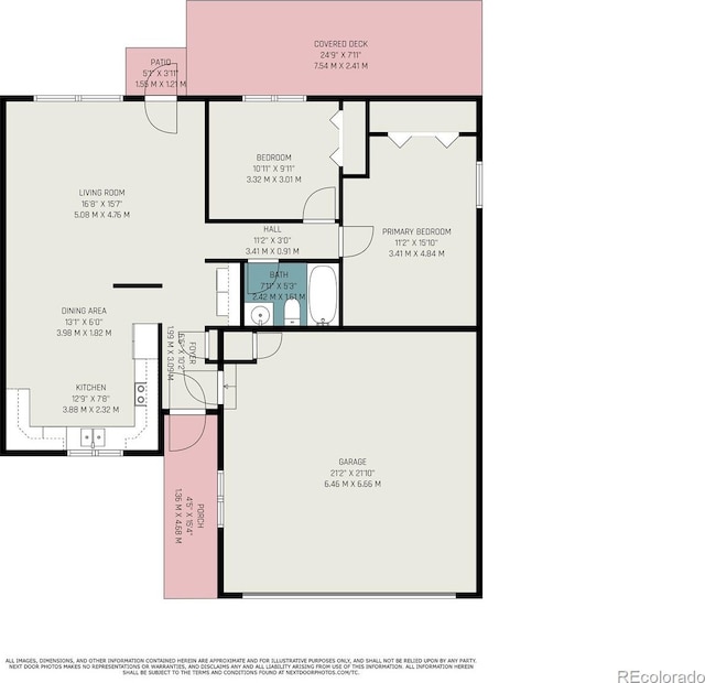 1641 Biscay Cir, Aurora, CO 80011 - view of floor plan / room layout