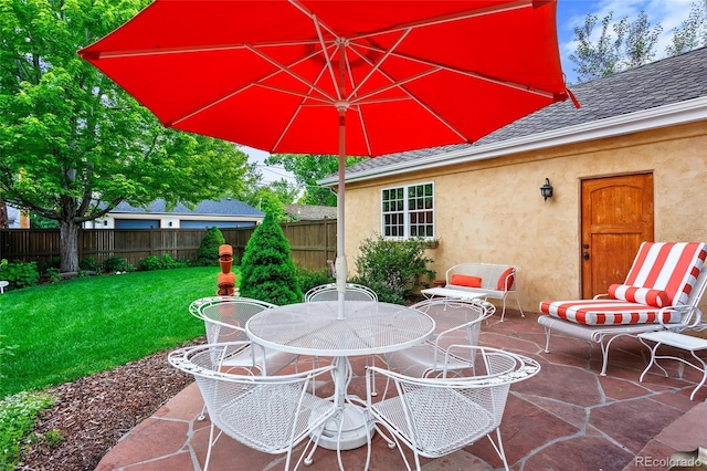 2411 S Milwaukee St, Denver, CO 80210 - view of patio / terrace featuring outdoor dining area