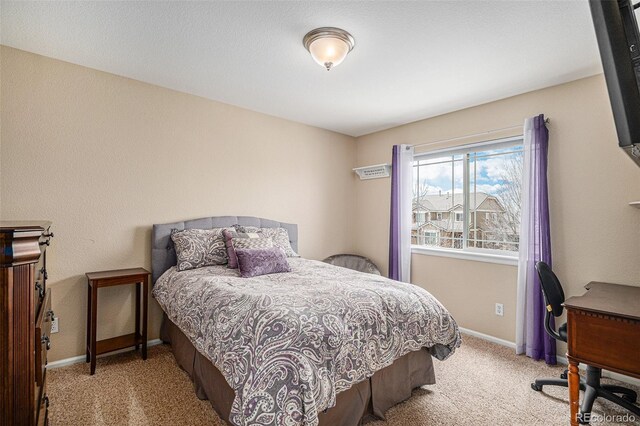 7004 S Addison Ct, Aurora, CO 80016 - bedroom featuring carpet, baseboards, and an office area