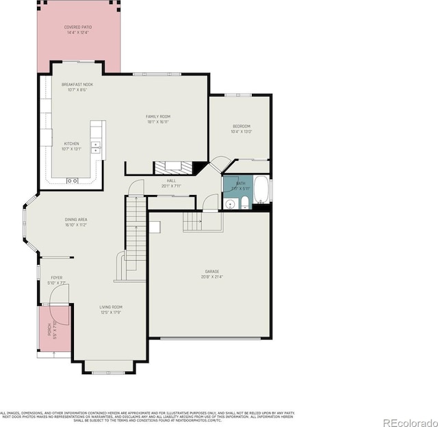 7004 S Addison Ct, Aurora, CO 80016 - property floor plan