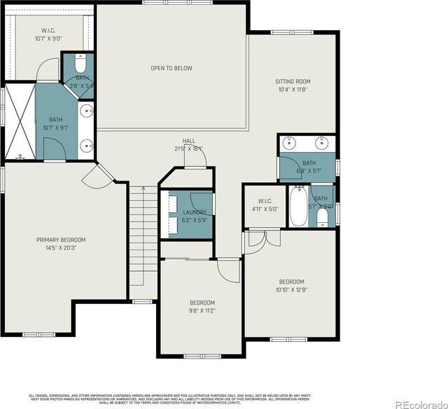 7004 S Addison Ct, Aurora, CO 80016 - property floor plan