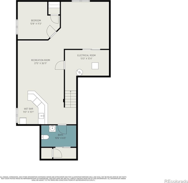 7004 S Addison Ct, Aurora, CO 80016 - floor plan / room layout