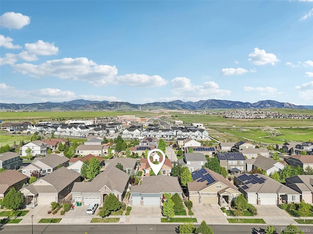 9139 Flora St, Arvada, CO 80005 - aerial view of residential area with a mountainous background