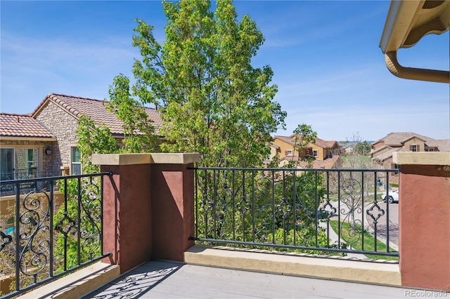 9588 Firenze Way, Highlands Ranch, CO 80126 - balcony with a residential view