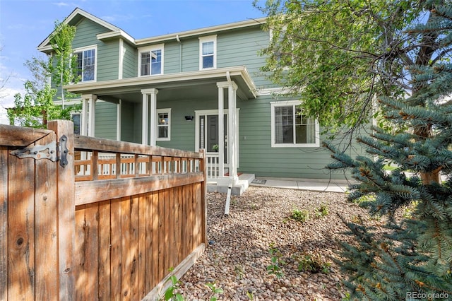 22 Apache Plume St, Brighton, CO 80601 - view of front facade with a porch