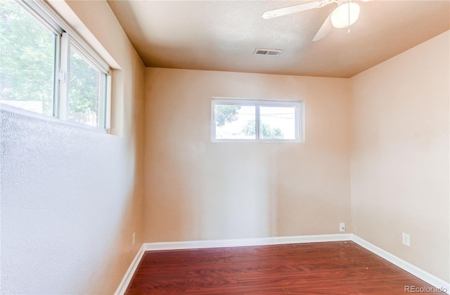 9150 Lilly Ct, Thornton, CO 80229 - unfurnished room with wood finished floors and a ceiling fan