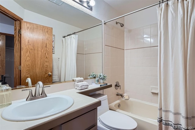 5394 S Valdai Way, Aurora, CO 80015 - full bathroom featuring shower / bath combo with shower curtain and vanity