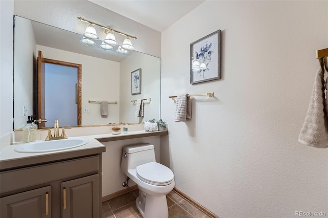 5394 S Valdai Way, Aurora, CO 80015 - bathroom with vanity and tile patterned floors