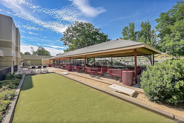 635 S Alton Way Unit 6A, Denver, CO 80247 - view of yard featuring a game area and a gazebo
