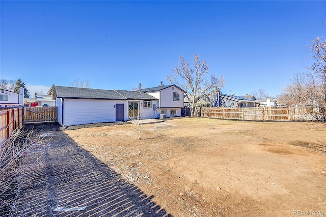 view of rear view of property