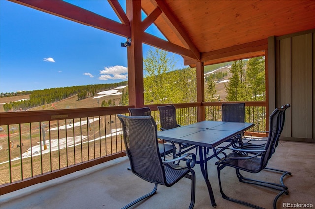 107 Ski Watch Rd Unit 32, Breckenridge, CO 80424 - view of patio with outdoor dining space