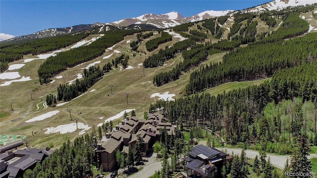 107 Ski Watch Rd Unit 32, Breckenridge, CO 80424 - aerial view of property's location with mountains