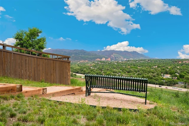 1191 Solitaire St, Colorado Springs, CO 80905 - view of mountain backdrop