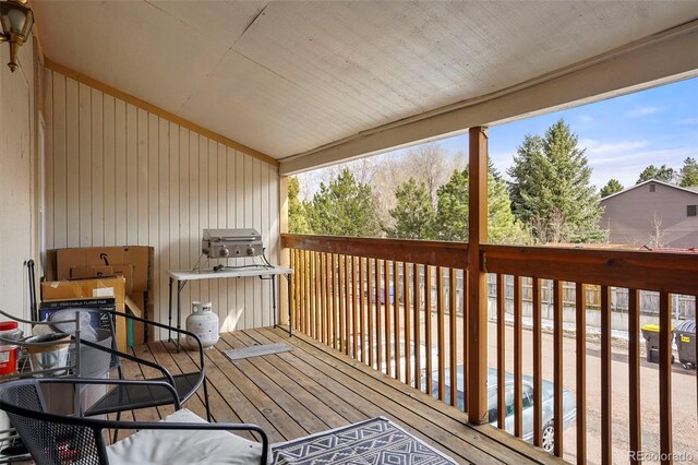995 Holli Springs Ln, Colorado Springs, CO 80907 - deck with grilling area