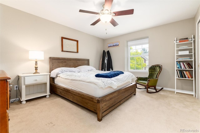 2480 W Jamison Way, Littleton, CO 80120 - bedroom featuring light carpet and ceiling fan