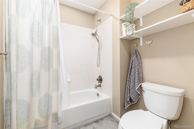 2480 W Jamison Way, Littleton, CO 80120 - bathroom featuring toilet and shower / bath combo