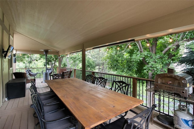 2480 W Jamison Way, Littleton, CO 80120 - deck with outdoor dining area and area for grilling