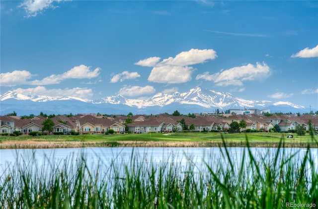 13708 Legend Trl Unit 101, Broomfield, CO 80023 - water view with a mountain view and a residential view