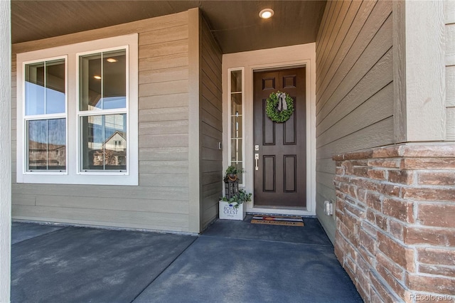 view of entrance to property