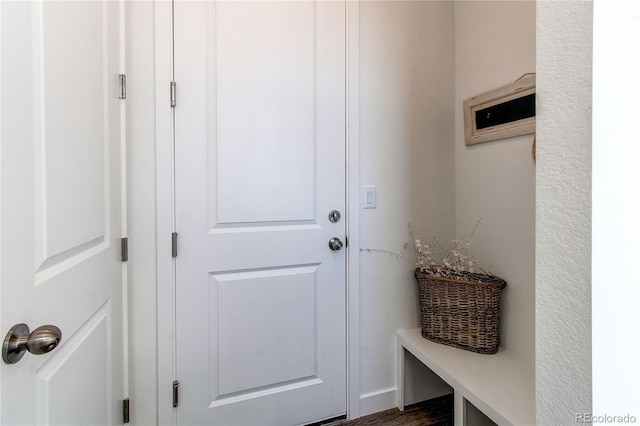 view of mudroom