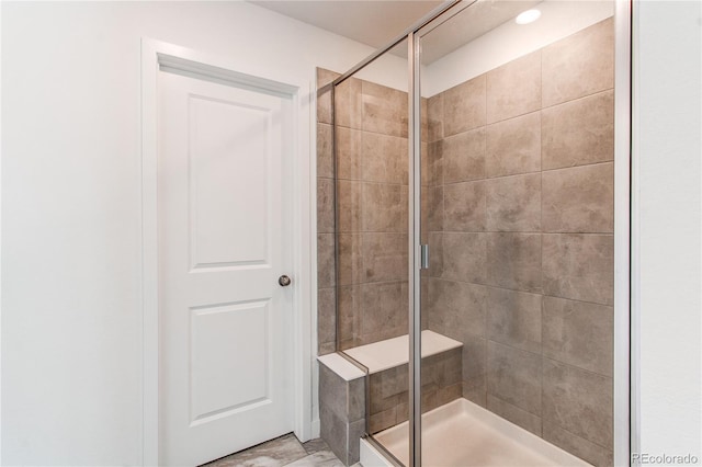 full bath featuring a stall shower