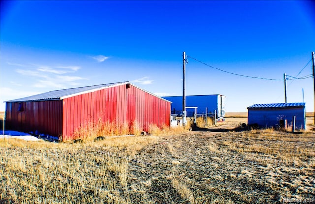 view of outdoor structure