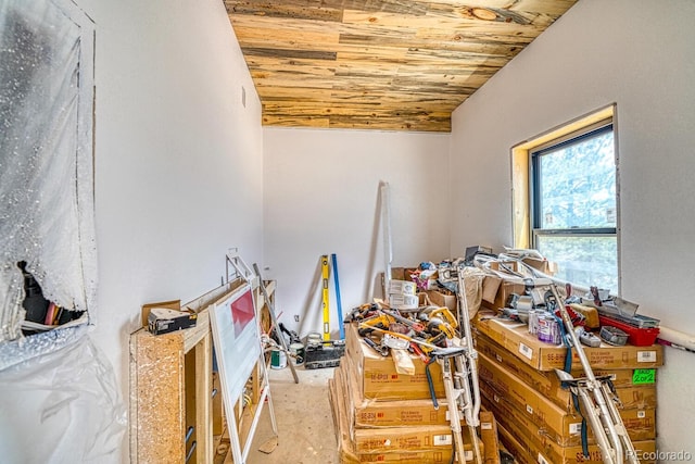 1341 County Road 327, Westcliffe, CO 81252 - misc room with wood ceiling