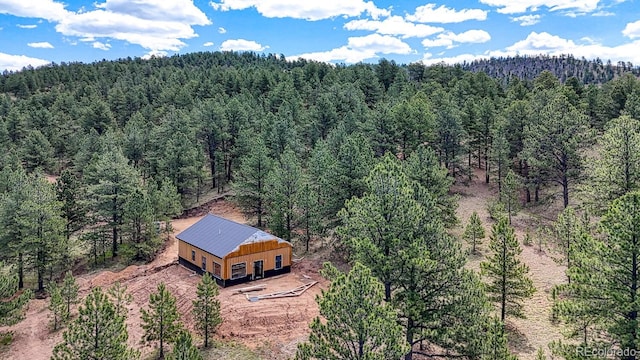 1341 County Road 327, Westcliffe, CO 81252 - view of subject property featuring a heavily wooded area