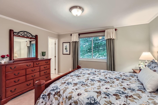 3544 Dyanna Dr, Thornton, CO 80241 - bedroom featuring light carpet and ornamental molding