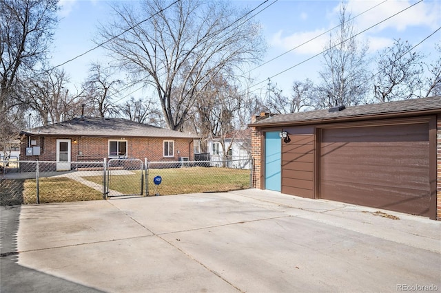 exterior space featuring fence