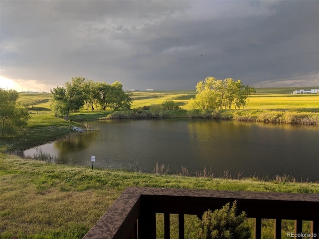 property view of water