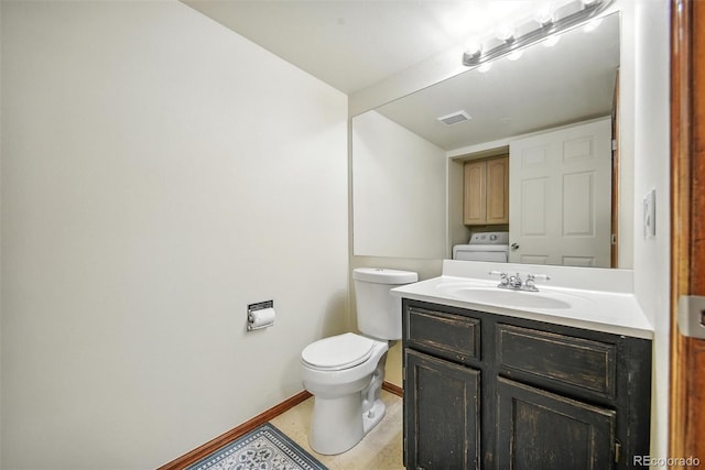 10106 Westside Cir, Littleton, CO 80125 - bathroom with washer / dryer and vanity