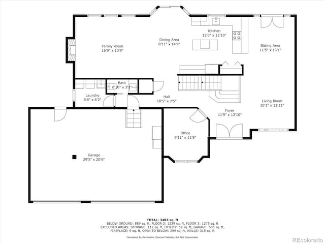 10701 Flagler Dr, Parker, CO 80134 - floor plan / room layout