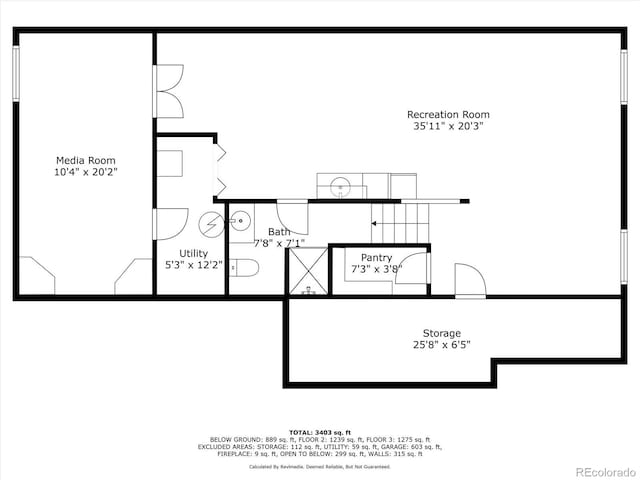 10701 Flagler Dr, Parker, CO 80134 - floor plan / room layout
