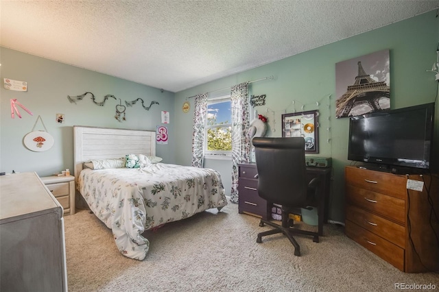 9926 W Nova Pl, Littleton, CO 80127 - bedroom with light colored carpet and a textured ceiling