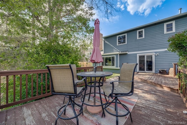 9926 W Nova Pl, Littleton, CO 80127 - deck featuring outdoor dining area