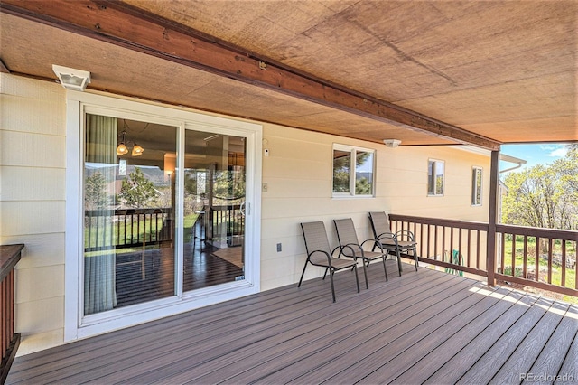 19260 Spring Valley Rd, Monument, CO 80132 - view of wooden terrace
