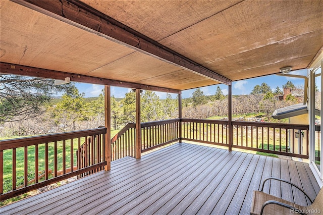 19260 Spring Valley Rd, Monument, CO 80132 - view of wooden deck
