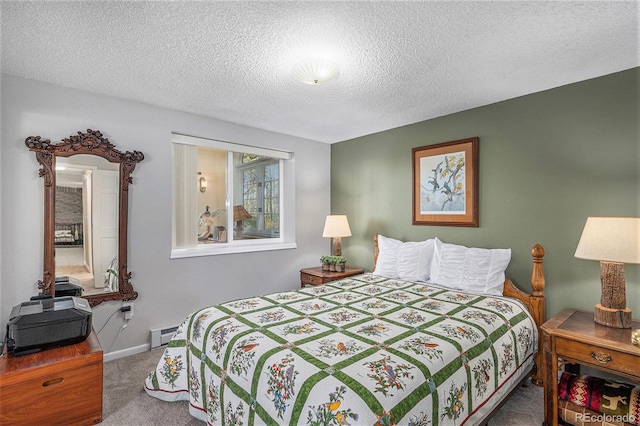 19260 Spring Valley Rd, Monument, CO 80132 - carpeted bedroom featuring a textured ceiling and baseboards
